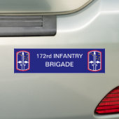 Autocollant De Voiture Brigade d'infanterie 172 (En voiture)