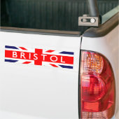 Autocollant De Voiture Bristol : Drapeau britannique (Sur camion)