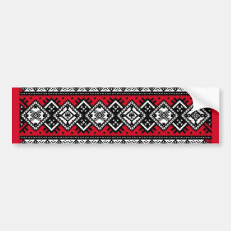 Autocollant De Voiture Broderie rouge