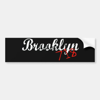 Autocollant De Voiture Brooklyn 718