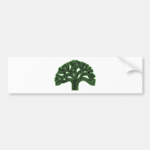 Autocollant De Voiture Brume de vert d'arbre d'Oakland