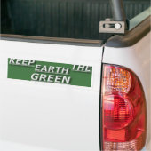 Autocollant De Voiture bstick.keep.the.earth.green (Sur camion)