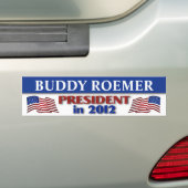Autocollant De Voiture Buddy Roemer à la présidence en 2012 (En voiture)