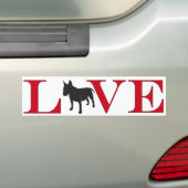 Autocollant De Voiture Bull Terrier Lover Bumpersticker (En voiture)