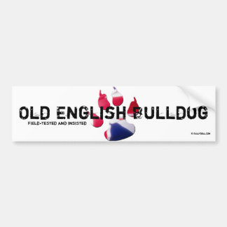 Autocollant De Voiture Bulldog