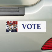 Autocollant De Voiture Bulldog (En voiture)