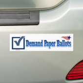 Autocollant De Voiture Bulletins de vote de demande (En voiture)