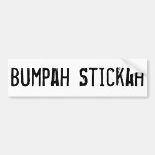 Autocollant De Voiture Bumpah Stickah, l'adhésif pour pare-chocs de