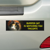 Autocollant De Voiture Bumper Cat regarde TAILGATE 26 (En voiture)