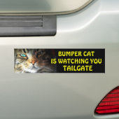Autocollant De Voiture Bumper Cat regarde TAILGATE 2.5 (En voiture)