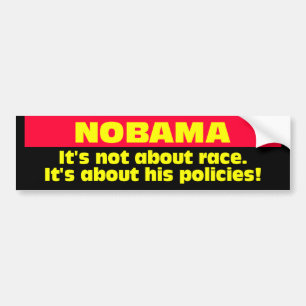 AUTOCOLLANT DE VOITURE BUMPER_NOBAMA_120