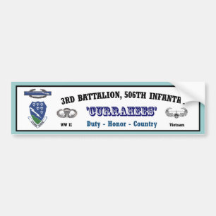 Autocollant De Voiture Bumper.Sticker - 3-506th Vietnam
