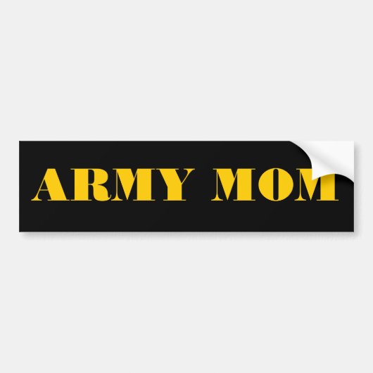 Autocollant De Voiture Bumper Sticker Armée Maman (Devant)