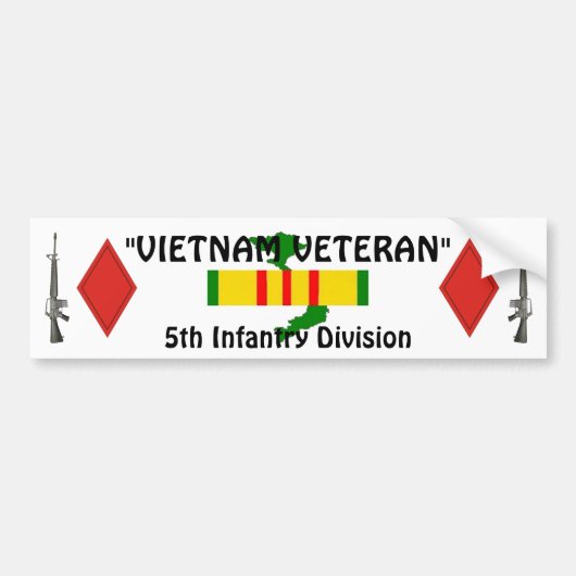 Autocollant De Voiture Bumper Sticker de 5e division Inf (Devant)