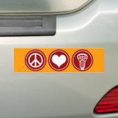 Autocollant De Voiture Bumper Sticker de la crosse de paix (En voiture)