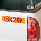 Autocollant De Voiture Bumper Sticker de la crosse de paix (Sur camion)
