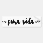 Autocollant De Voiture Bumper Sticker de Pura Vida (Devant)