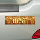 Autocollant De Voiture Bumper Sticker Design africain (En voiture)