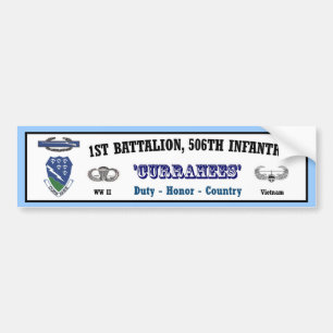 Autocollant De Voiture Bumper.Sticker - ęr bataillon, 506th FNI. Le