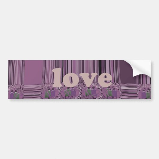 Autocollant De Voiture Bumper Sticker Modèle Car Bumper Sticker Love (Devant)
