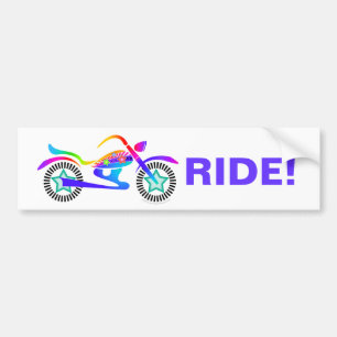 Autocollant De Voiture Bumper Sticker Motorcycle Bike Biker