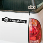 Autocollant De Voiture Bumper Sticker personnalisable de code QR (Sur camion)