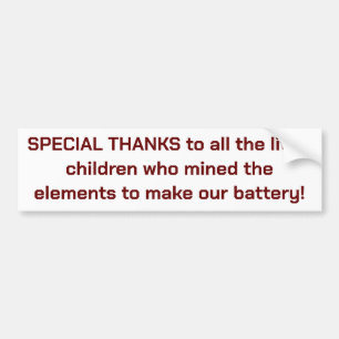 Autocollant De Voiture Bumper Sticker pour nous propriétaires de voitures