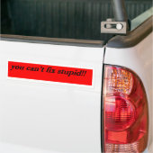 AUTOCOLLANT DE VOITURE BUMPERSTICKER (Sur camion)