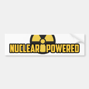 Autocollant De Voiture Bumpersticker à propulsion nucléaire