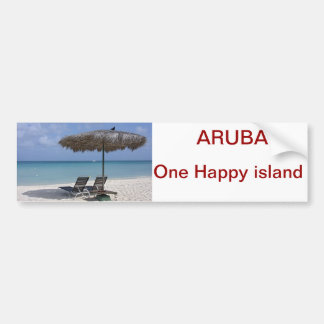 Autocollant De Voiture bumpersticker Aruba