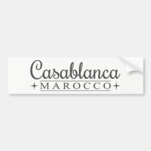 Autocollant De Voiture Bumpersticker Casablanca