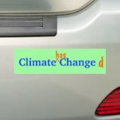 Autocollant De Voiture Bumpersticker changé par climat (En voiture)