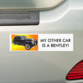 Autocollant De Voiture Bumpersticker classique de Bentley (En voiture)