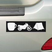 Autocollant De Voiture Bumpersticker de dualsport de KLR (En voiture)
