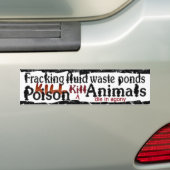 Autocollant De Voiture bumpersticker de mise à mort d'étangs (En voiture)