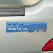 Autocollant De Voiture Bumpersticker de Santa Monica de sable de surf de (En voiture)