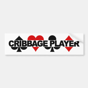 Autocollant De Voiture Bumpersticker du Lecteur Cribbage