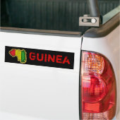 Autocollant De Voiture Bumpersticker Guinée (Sur camion)