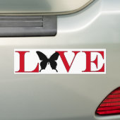 Autocollant De Voiture Bumpersticker papillon (En voiture)