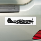 Autocollant De Voiture Bumpersticker pilote (En voiture)