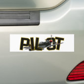 Autocollant De Voiture Bumpersticker pilote (En voiture)