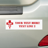 Autocollant De Voiture Bumpersticker professionnel Médicale - (En voiture)