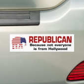 Autocollant De Voiture Bumpersticker républicain drôle (En voiture)