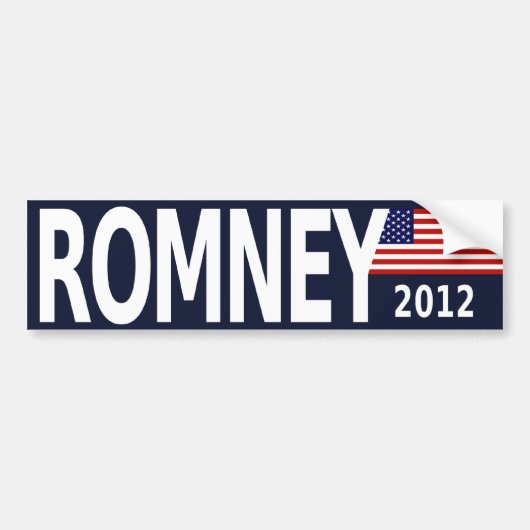 Autocollant De Voiture bumpersticker_romney_2012 (Devant)