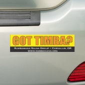 Autocollant De Voiture bumpersticker-Timba (En voiture)