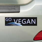 Autocollant De Voiture bumpersticker-VEGAN2 (En voiture)