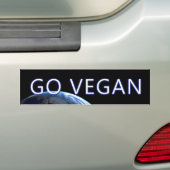 Autocollant De Voiture bumpersticker-VEGAN3 (En voiture)