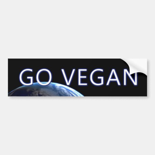 Autocollant De Voiture bumpersticker-VEGAN3 (Devant)