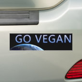 Autocollant De Voiture bumpersticker-VEGAN4 (En voiture)