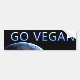 Autocollant De Voiture bumpersticker-VEGAN4
